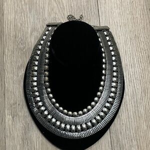 Adjustable Vintage Silver Chocker Necklace